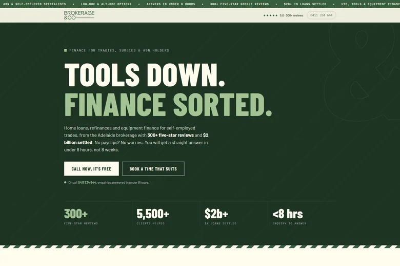 Brokerage & Co - Finance broking, Adelaide