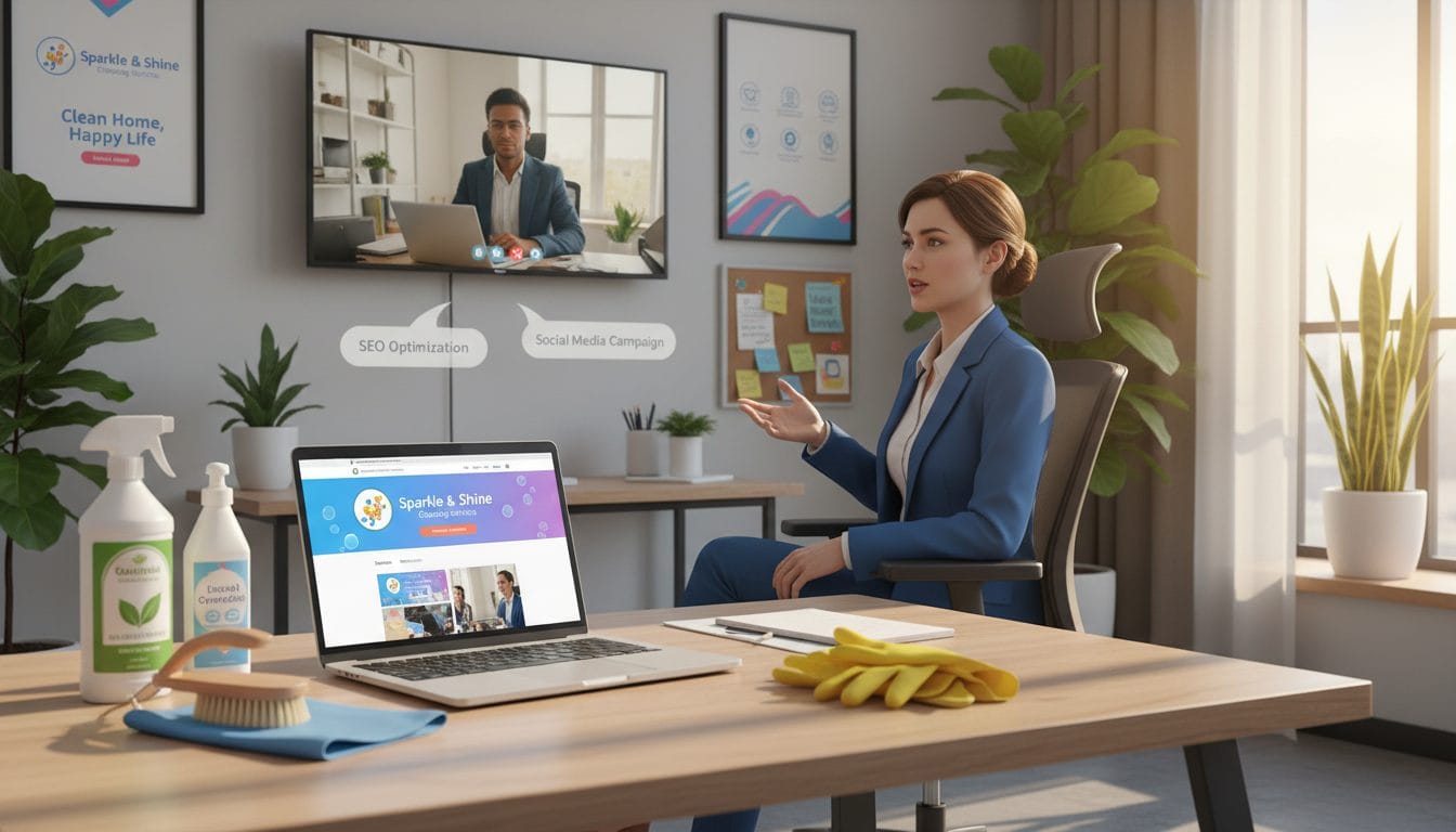 cleaning business online marketing