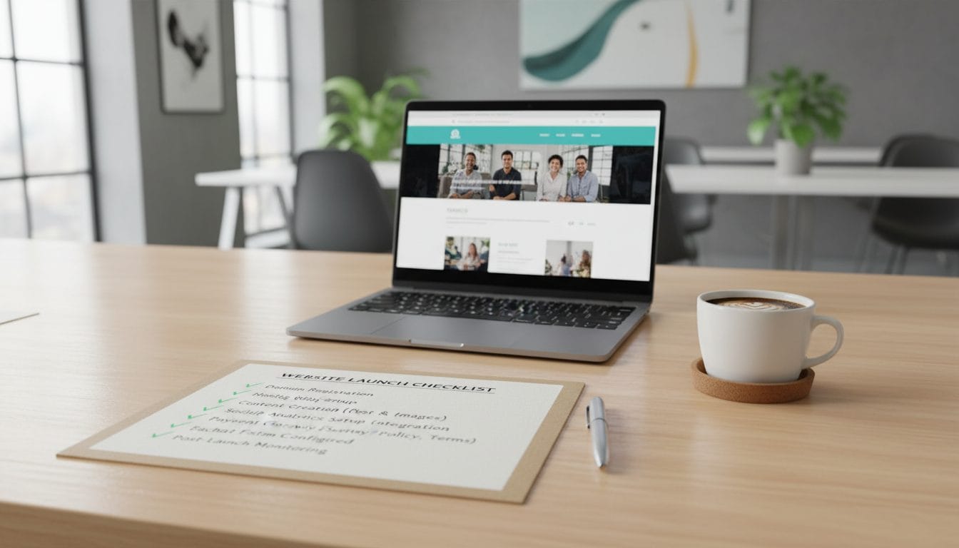 new business website launch