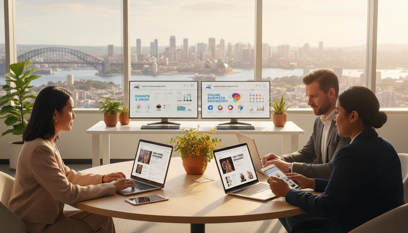 small business compete online Australia